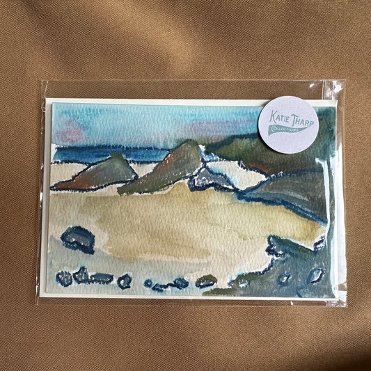 'Seaside' Frameable Greeting Card